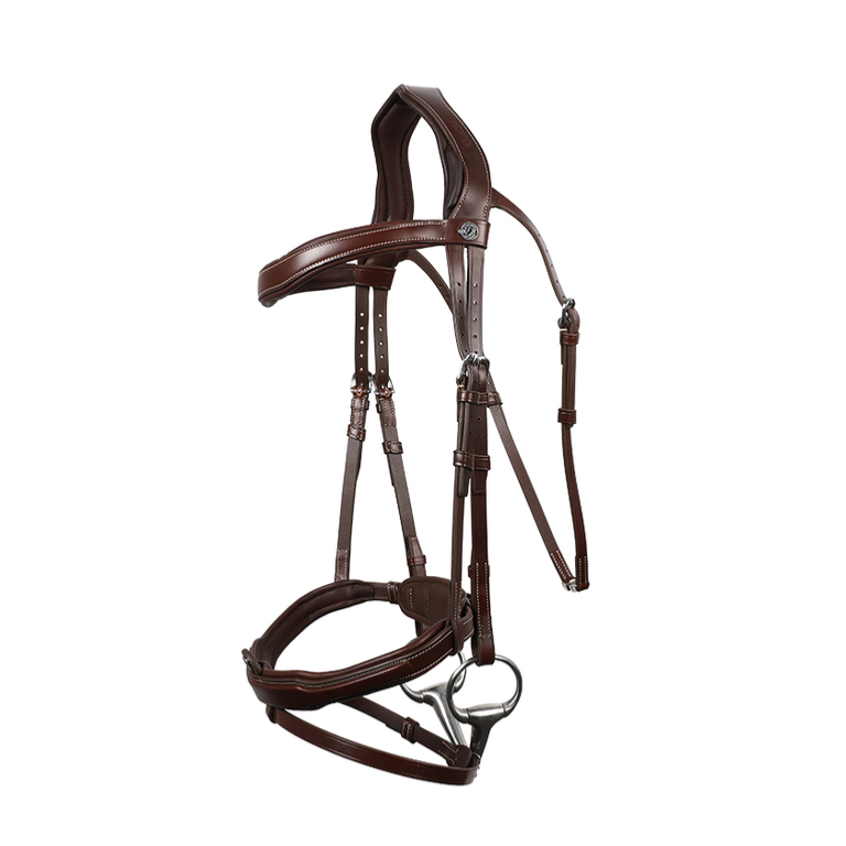 SIGNATURE SPORT by ANTARES - Bridon Jumping à Muserolle Combinée cuir italien COB