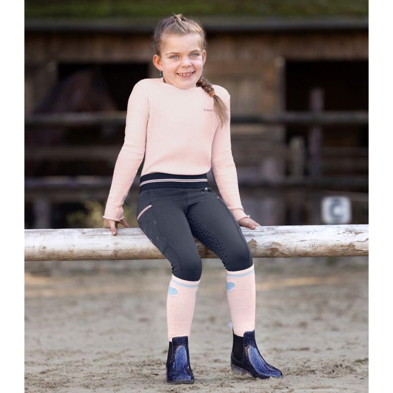 ELT - Chaussettes équitation ENFANT mi saison GLITTER Pack de 3 27/30