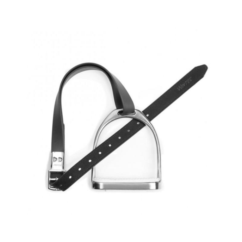 WINTEC - Etrivière à Boucle Extra Plate SLIMLINE Largeur 25 MM NOIR 110CM