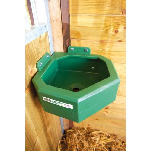 LA GEE - Mangeoire d'Angle Plastique Murale Anti Gaspi 21L  pour chevaux