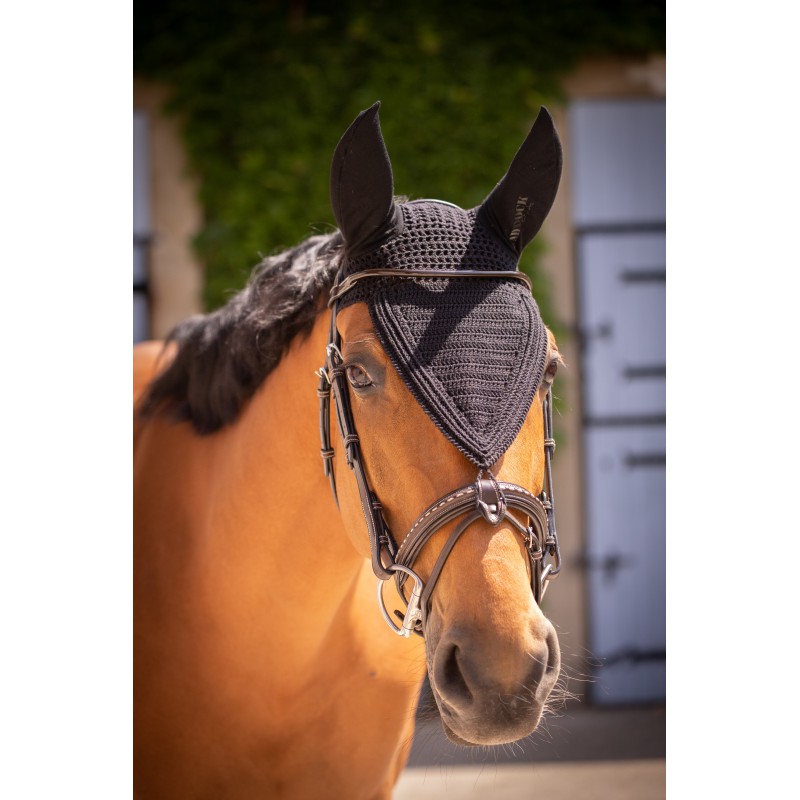 PADDOCK SPORTS - Bonnet long en coton avec attache de muserolle