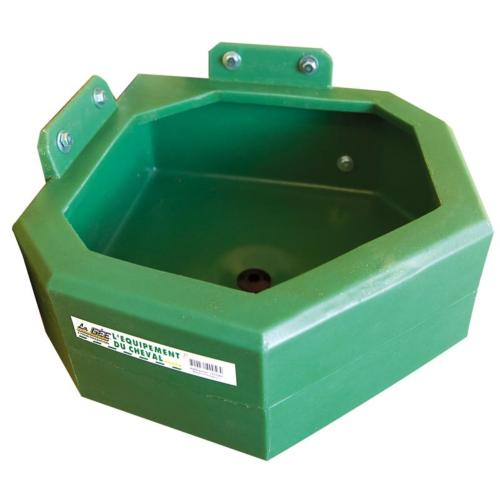 LA GEE - Mangeoire d'Angle Plastique Murale Anti Gaspi 21L  pour chevaux
