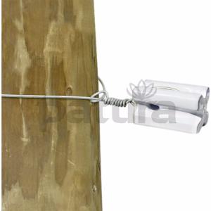 PATURA - Isolateur porcelaine de forte traction pour clôture, les 3 