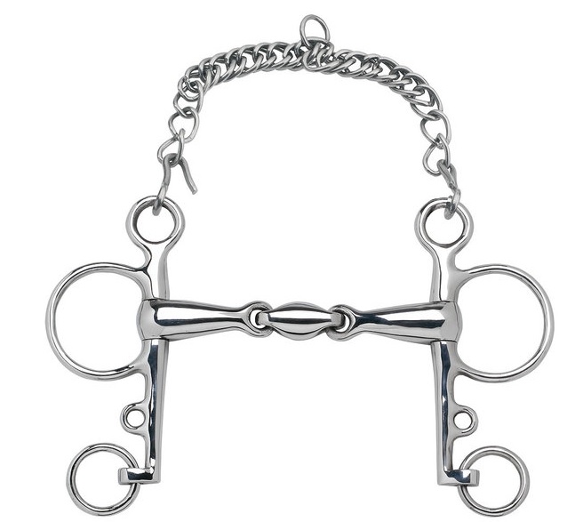 FEELING - Mors Pelham Inox Double Brisure Branches Courtes