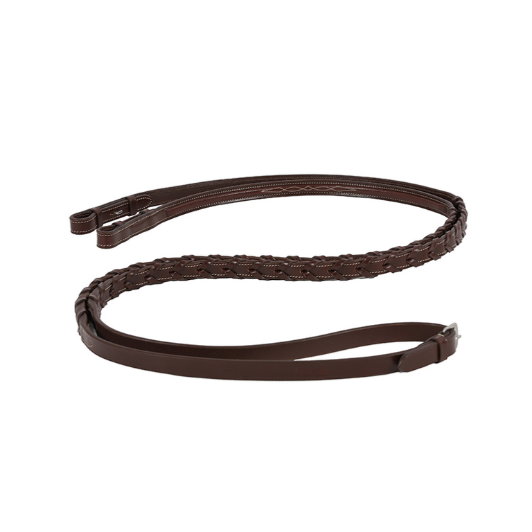 SIGNATURE SPORT by ANTARES - Rênes de Hunter 16 MM en Cuir Tressé