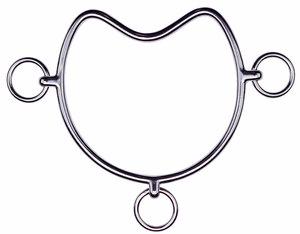 Mors CHIFNEY Anti Cabreur Inox,  FEELING 125 MM en STOCK