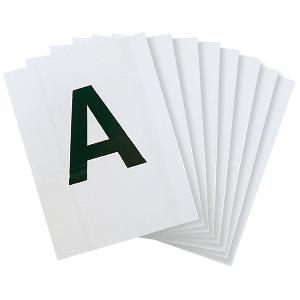 WALDHAUSEN - 12 Lettres sur plaque PVC pour carrière de Dressage 20 x 60 M 