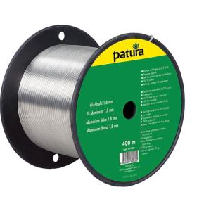 PATURA - Fil aluminium DIAM 1,8 mm pour clôtures électriques 400M