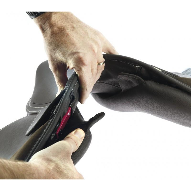 NORTON - Arcade selle équitation REXINE modèles CLUB, EVOL, arçon Interchangeable BLANC S 28 cm