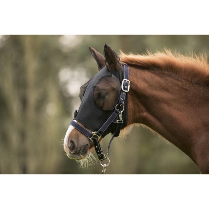 LAMI-CELL - Masque anti-mouche Intégral avec ZIP Taille poulain à Cheval PONEY