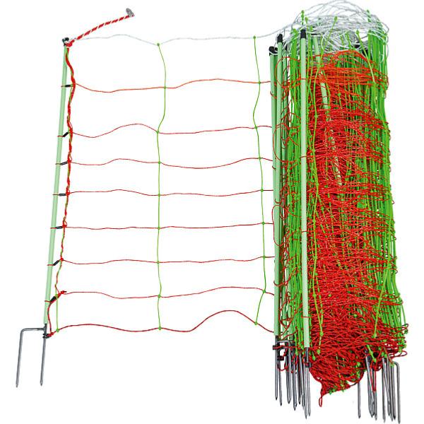 PATURA - Filet Electrifié pour Clôture Poneys  et Ovins  H 0.90m - longueur 50M SANS CONDUCTEUR DE TERRE