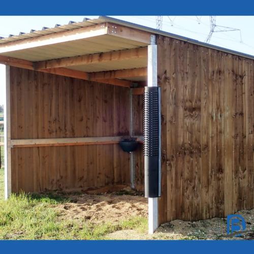 GRATT'O GRATTE - Grattoir caoutchouc mural chevaux à picots