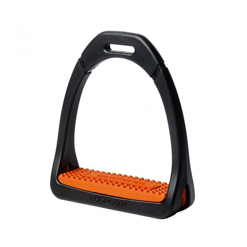 COMPOSITI - Étriers Légers à Semelle GRIP PREMIUM Largeur 10 CM ENFANT NOIR