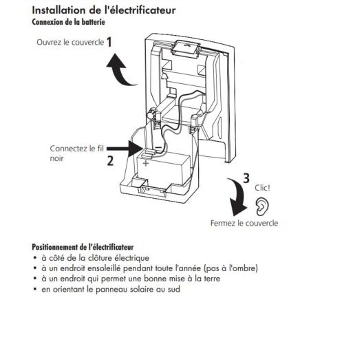 PATURA - Electrificateur clôture avec module solaire P35 SOLAR 
