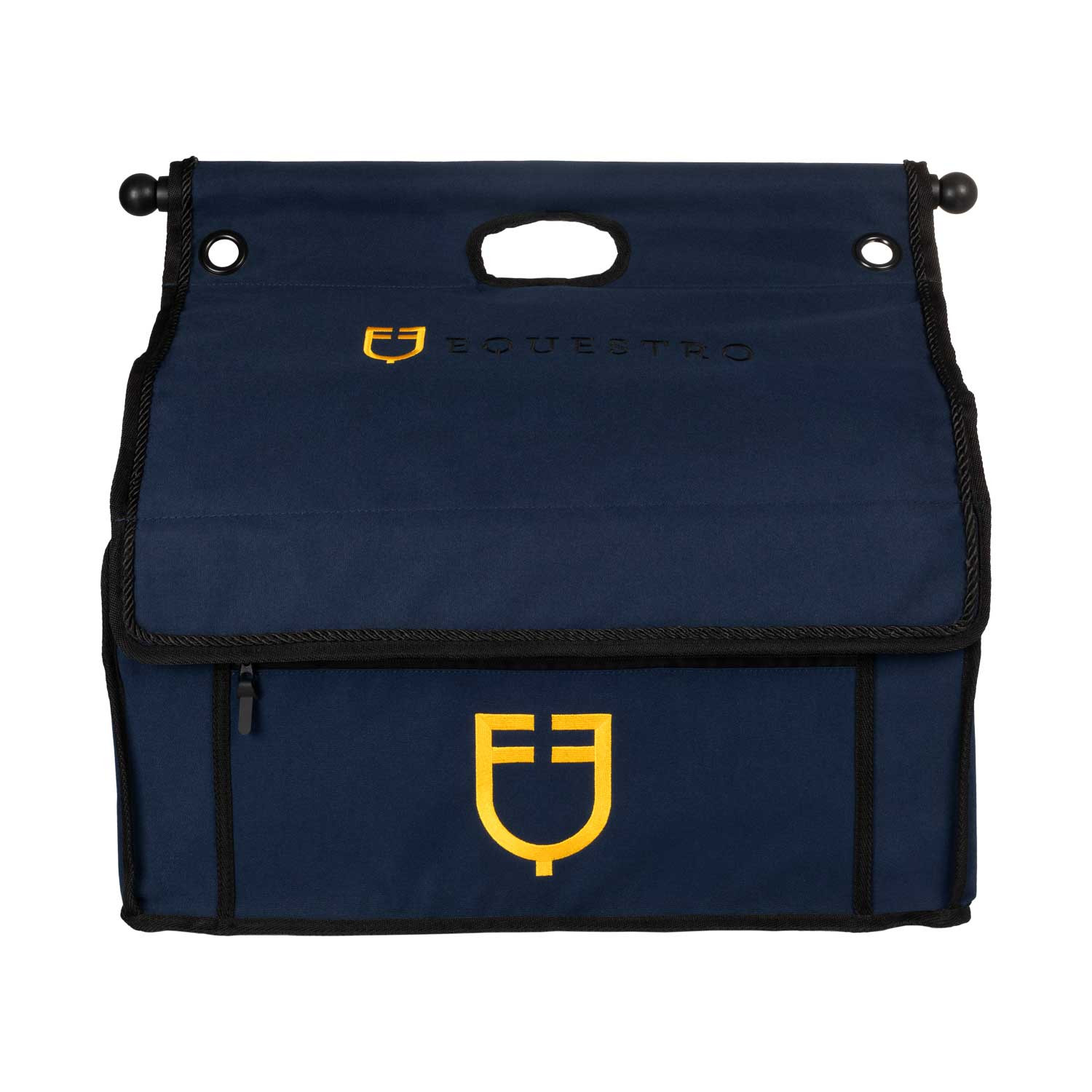 EQUESTRO - Sac de pansage grooming avec barre pro en toile solide