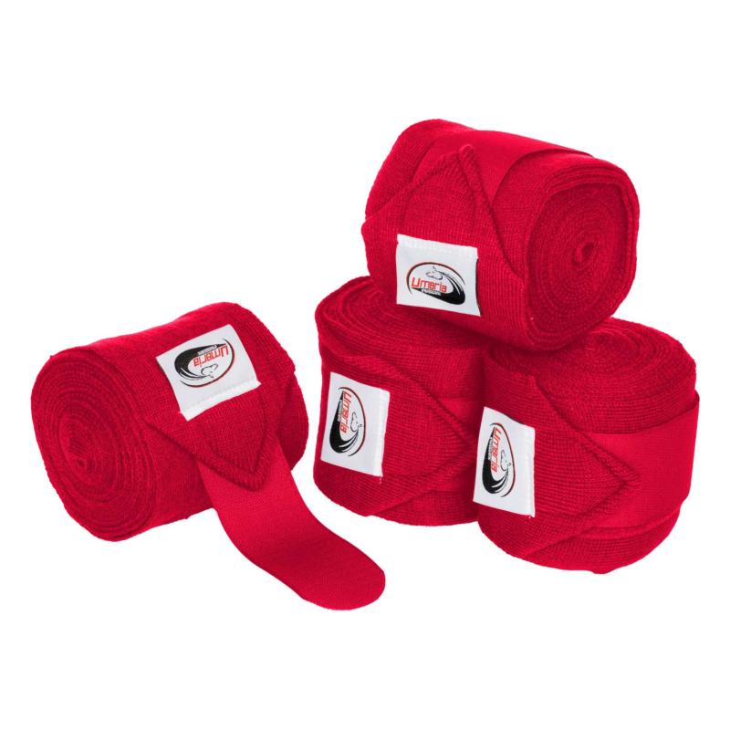UMBRIA - Bandes de repos en tricot acrylique , les 4 BORDEAUX