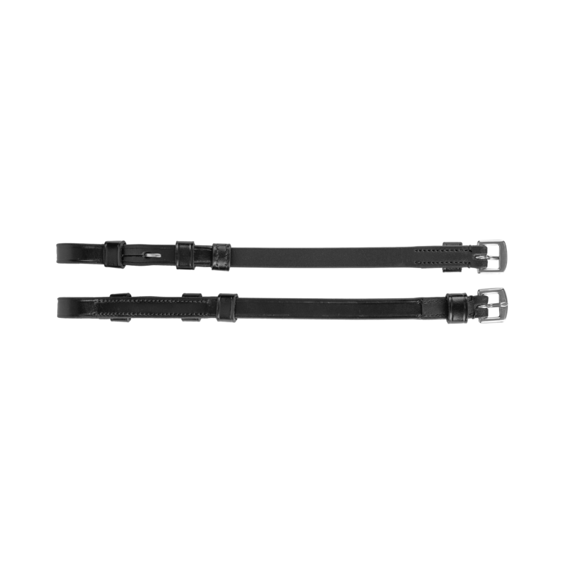 WALDHAUSEN - Montants de Bridon ou Bride en Cuir avec Crochets, S LINE COB NOIR