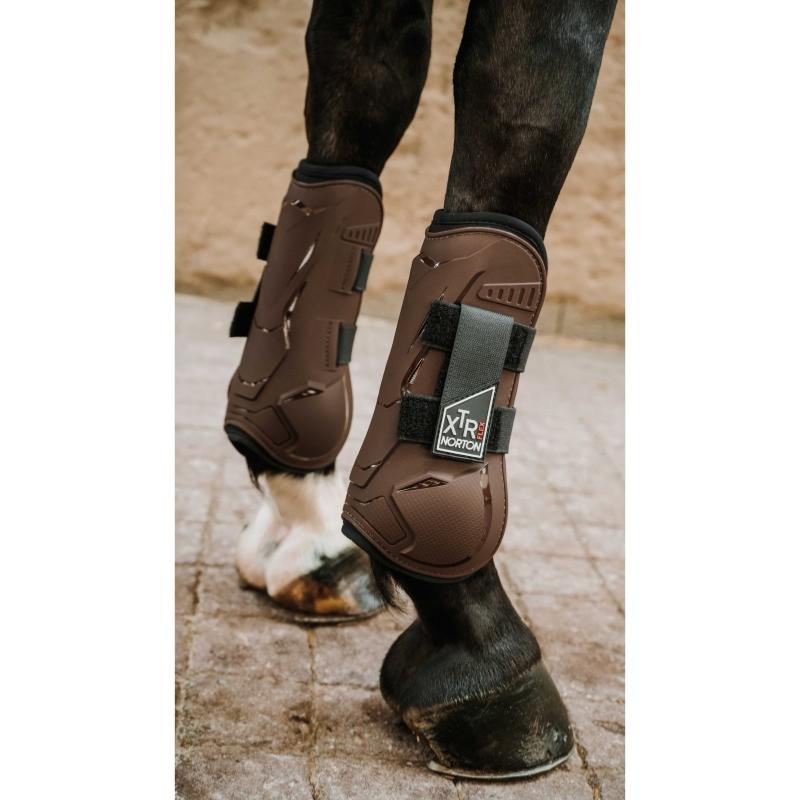 NORTON XTR - Guêtres à Coque fermeture velcro FLEX PONEY NOIR