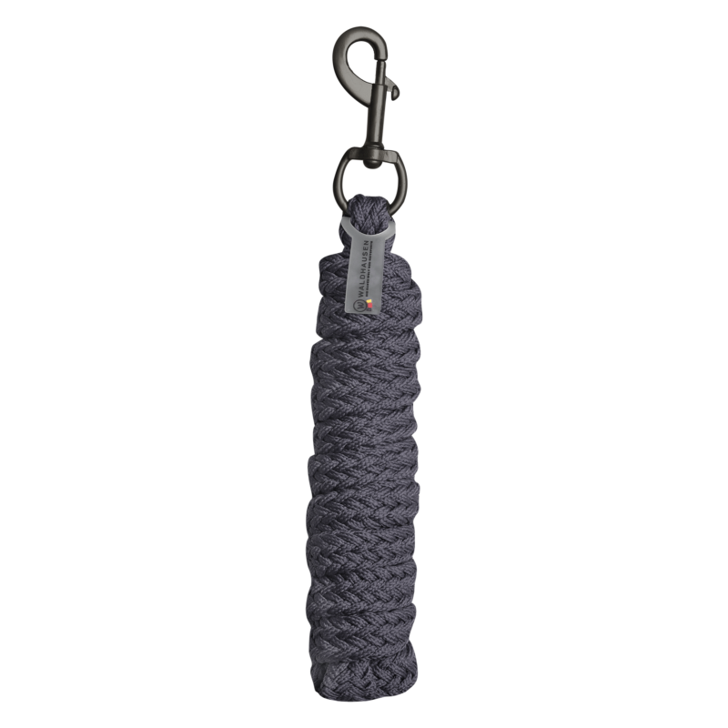 WALDHAUSEN - Longe d'attache en nylon mousqueton simple GLOOMY NOIR
