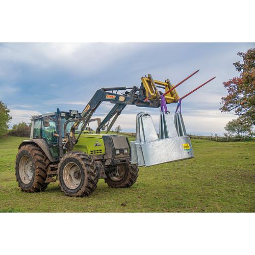 PATURA - Râtelier à Foin circulaire à Arceaux Pleins 12 Places Chevaux  