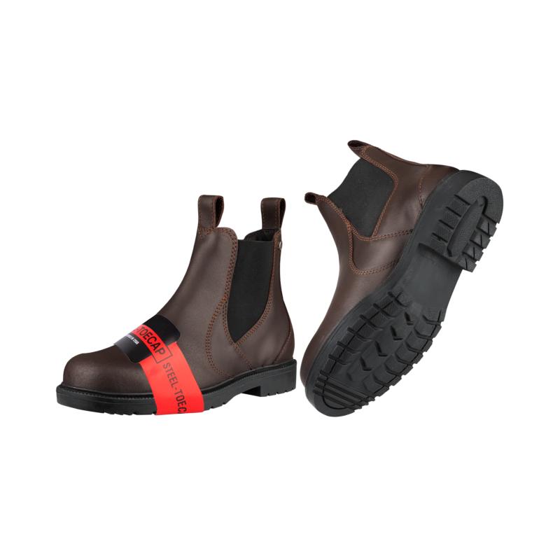 ELT - Boots de Sécurité à Coque Métal en Cuir de Buffle