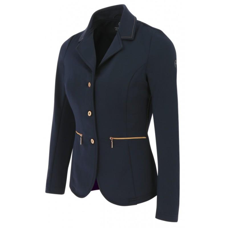 Veste Concours FEMME Zip et Bouton Rosegold ATHENS, EQUITHÈME 34 FR FEMME NOIR
