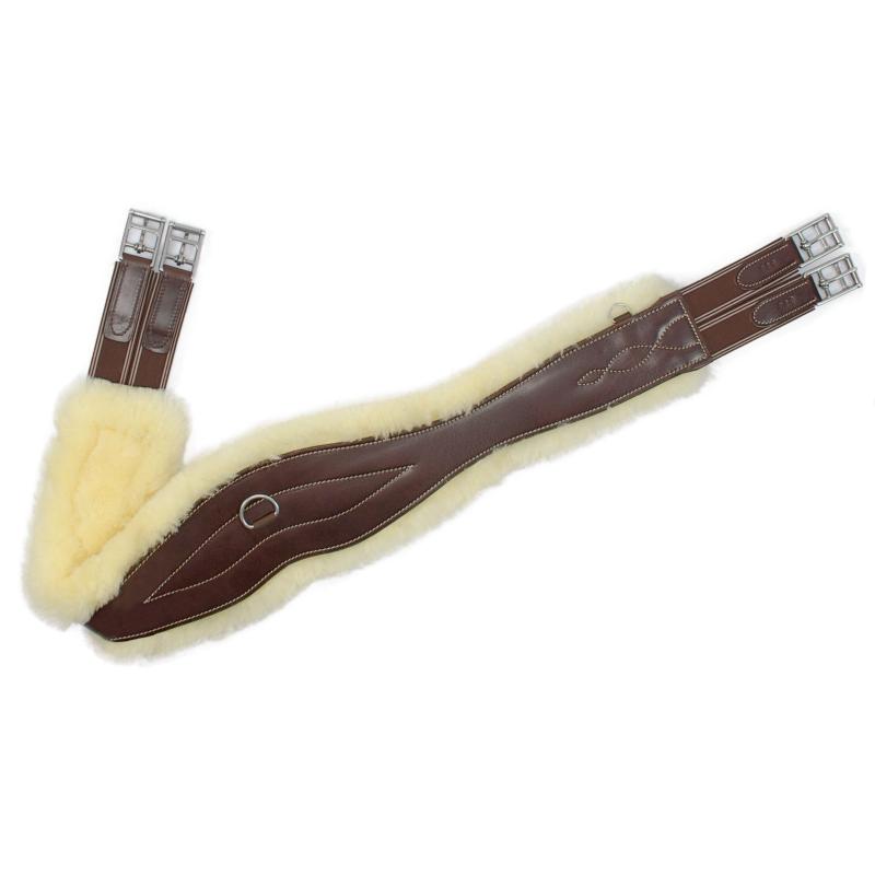 EQUESTRO - Sangle en cuir doublée mouton de forme anatomique