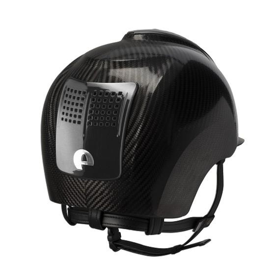 KEP ITALIA - Casque d'Equitation Coque Carbone E-LIGHT Shine 3 Inserts TAILLE 51 CM BLEU 3 éléments BLEU
