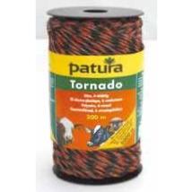 PATURA - Fil électro-plast. TORNADO pour clôture électrique, L200 m, marron