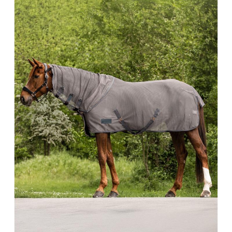 WALDHAUSEN - Couvre Cou anti mouches en maille filet légère COMFORT GRIS COB
