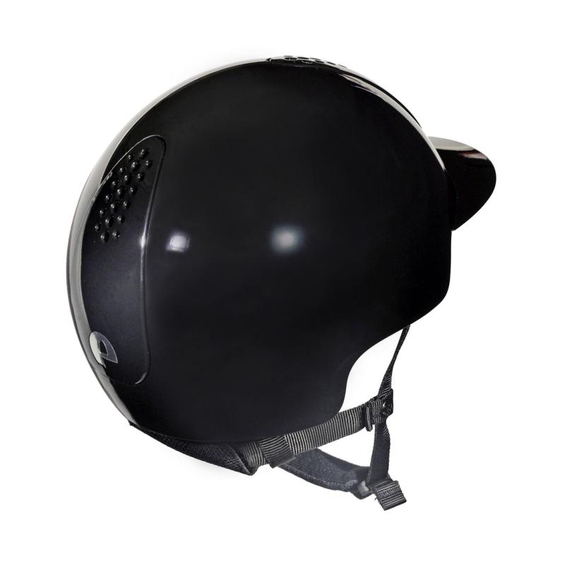 KEP ITALIA - Casque Equitation ENFANT Finition Brillante KEPPY NOIR