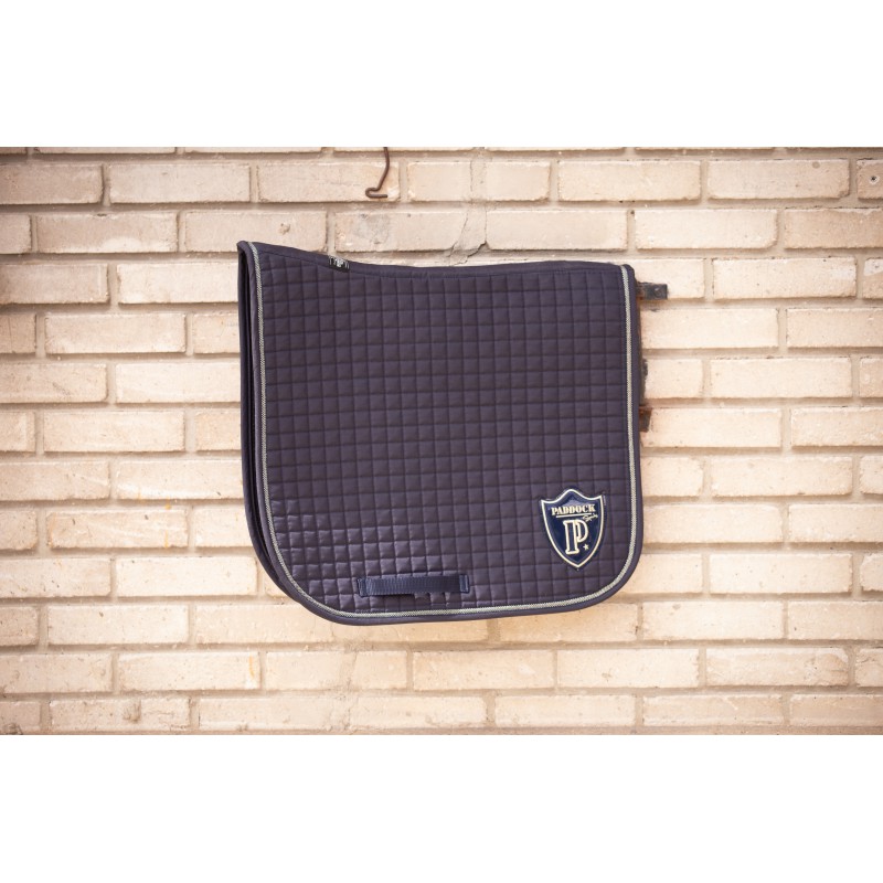 PADDOCK SPORTS - Tapis Dressage motifs carreaux en coton AMERICAIN