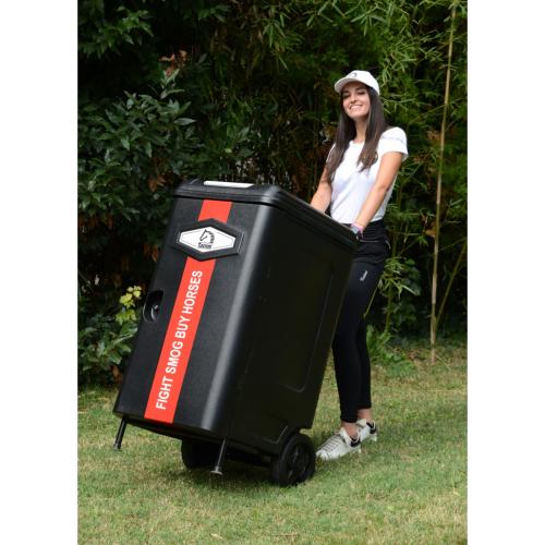 TATTINI - Malle de concours verticale roulante pour matériel d'équitation 