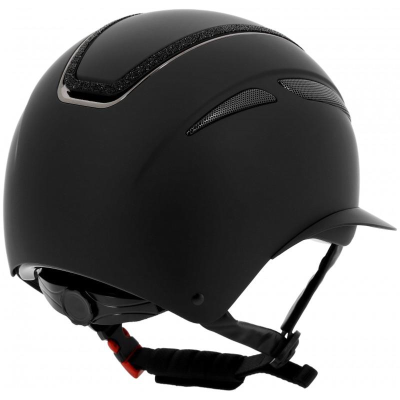 EQUITHÈME - Casque équitation AGRIS lamé avec visière large TAILLE 53/55