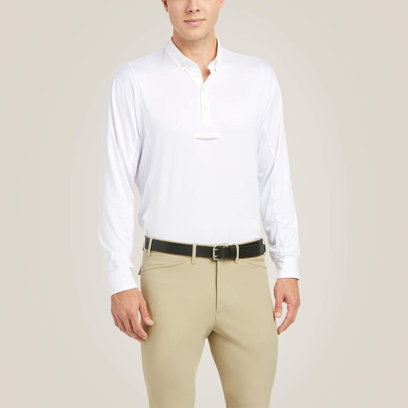 ARIAT - Polo de Concours Col chemise à manches longues TEK