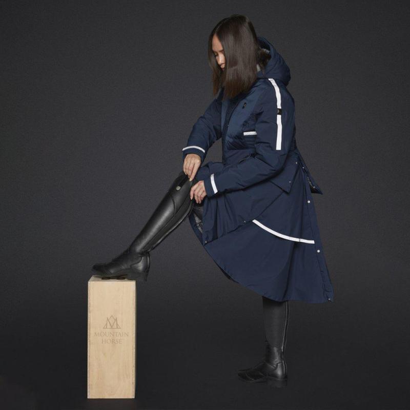 MOUNTAIN HORSE - Manteau Long et Veste Cavalier 2 en 1 EMBER NOIR