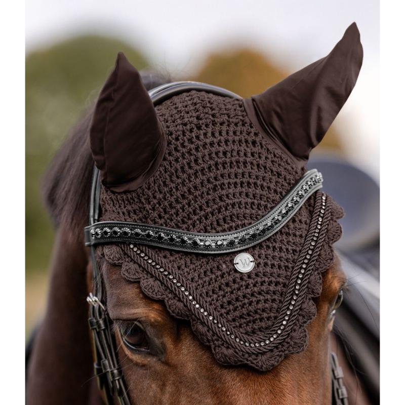 WALDHAUSEN - Bonnet en coton crocheté Cordon et Strass NEPAL