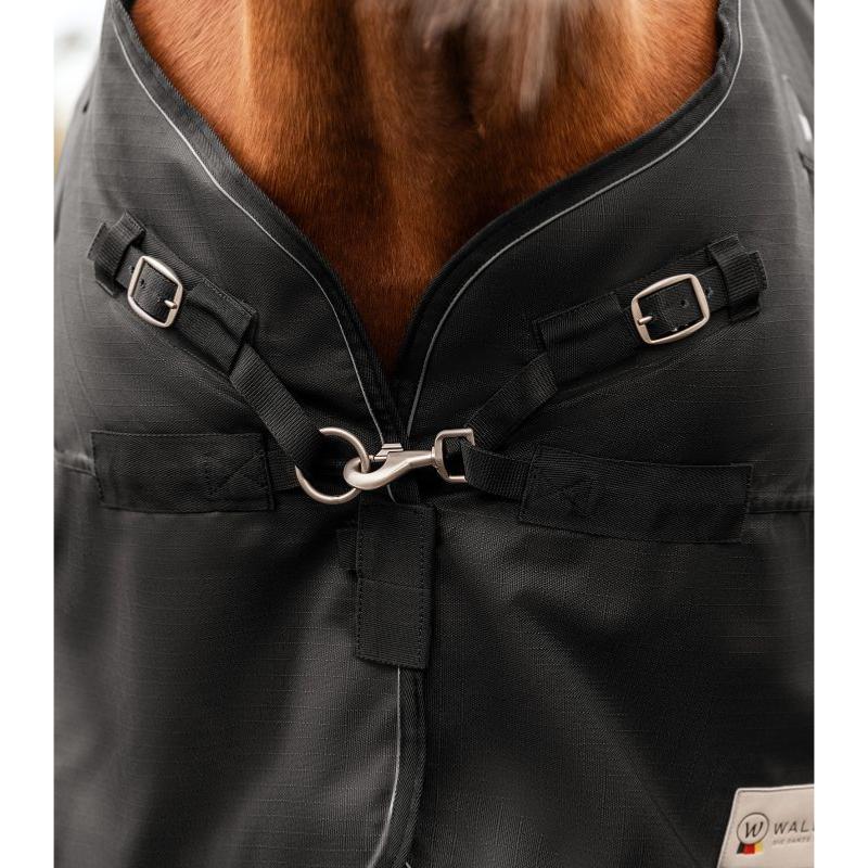 WALDHAUSEN - Chemise imperméable 3 boucles ventrales 1200D SCANDIC LIGHT NOIR 125 CM/5'9/175 cm