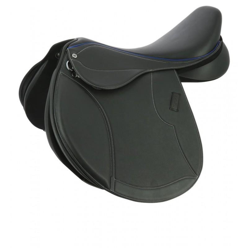 NORTON - Selle Obstacle Close Contact Rexine EVOL Semie Creuse Taille : 15" 3/4 NOIR