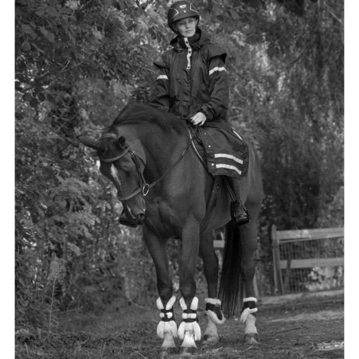 EQUITHEME - RIDERCOAT, Imperméable Cavalier pour la Randonnée XS MIXTE
