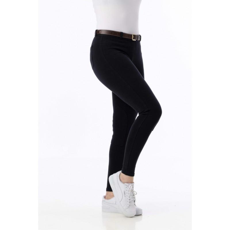 RIDING WORLD - Pantalon équitation femme premier prix MEMPHIS 34 FR FEMME NOIR