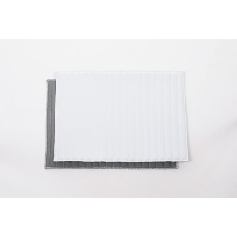 LAMI-CELL - Cotons Matelassés pour Bandes de Repos WX TECH , la Paire Taille S 25 CM NOIR