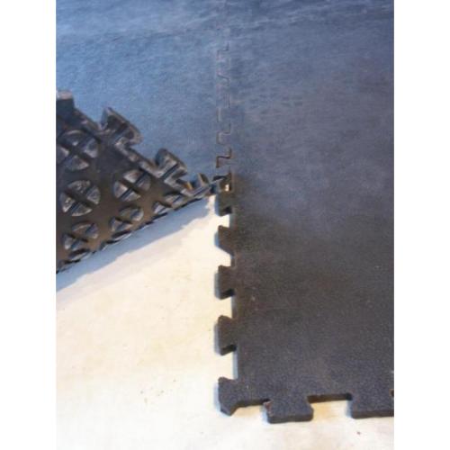 APOLLON - Dalle caoutchouc puzzle de box, douche chevaux dim. 1.00M X 1.00M