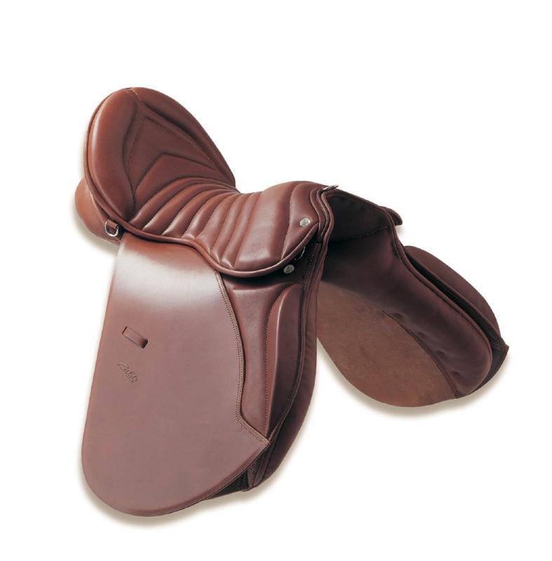 ZALDI - Selle de Randonnée Creuse COUNTRY sur mesure NOIR 16.5 POUCES