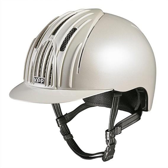 KEP ITALIA - Casque Horse Ball Ventilé en ABS 51 Calotte M BLANC perle