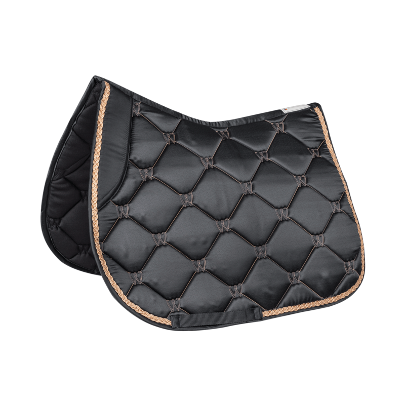 WALDHAUSEN - Chabraque satiné cordelette argent ou rosegold VALENCIA NOIR Rosegold FORME MIXTE