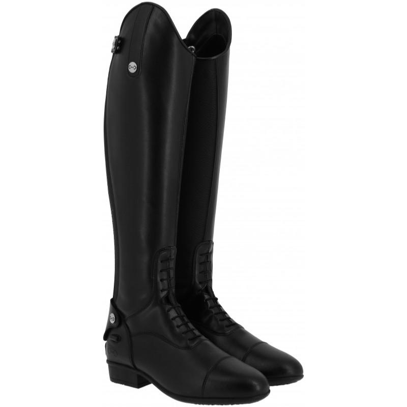 RIDING WORLD - Bottes équitation synthétiques enfant à Lacets 32 S Mollet 27 Hauteur 34