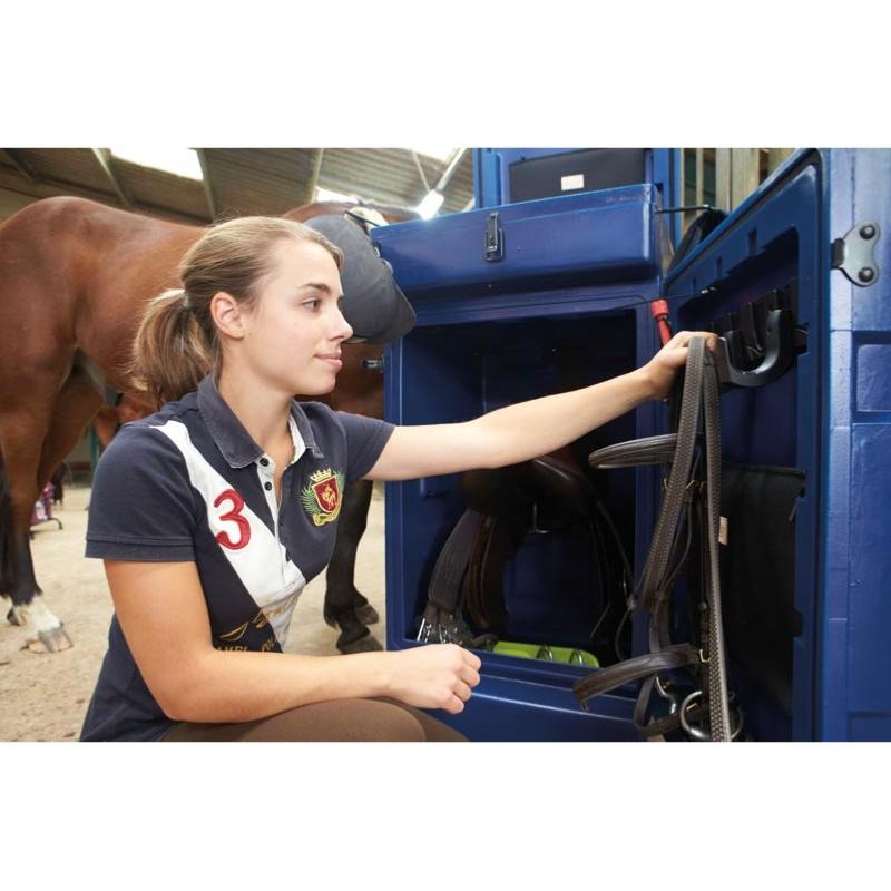 LA GEE - Malle Roulante Verticale pour Concours Equitation ANTHRACITE