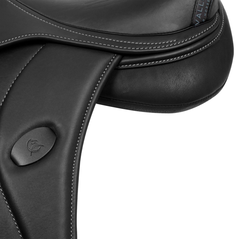 ACAVALLO - Selle de dressage RAFFAELLO panneaux laine ajustable système MAG 16 POUCES
