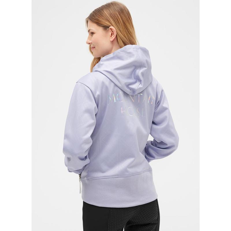 MOUNTAIN HORSE - Sweat en Softshell et polaire doux à capuche STARLA XS FEMME MARINE